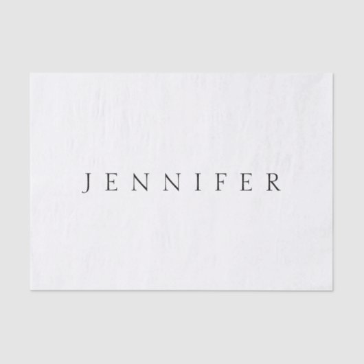 Klassieke naam (of woord) tissuepapier (Voorkant)