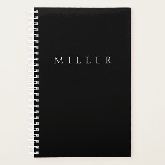 Klassieke naam (of woord) | Zwart & Wit Planner (Voorkant)