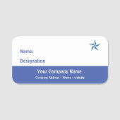 Klassieke naam Tag Badge (Voorkant)