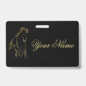 Klassieke naamtag badge (Achterkant)