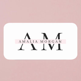 Klassieke naamtag naamplaatje