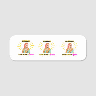 Klassieke naamtag naamplaatje