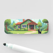 Klassieke naamtag naamplaatje (In situ)