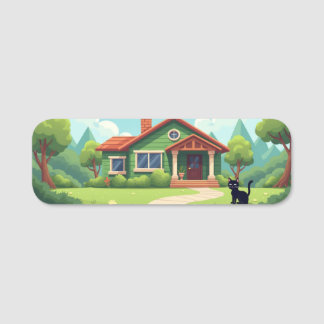 Klassieke naamtag naamplaatje