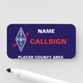 Klassieke naamtag naamplaatje (In situ)