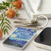 Klassieke Nachthemel Sterrennacht Sleutelhanger (Voorkant Rechts)