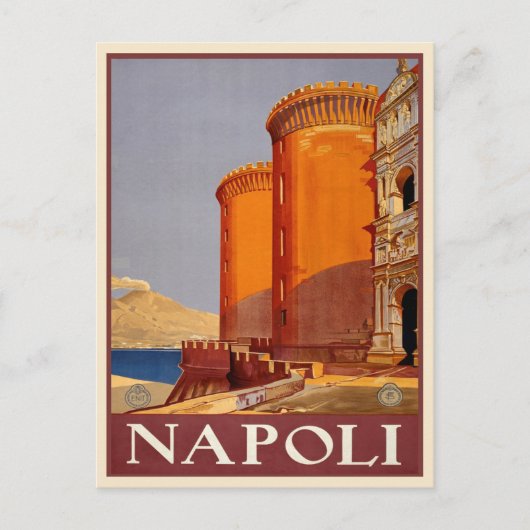 Klassieke Napoli Briefkaart (Voorkant)