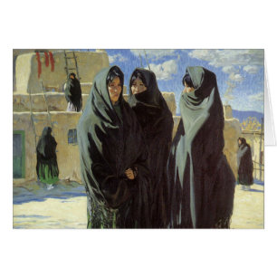 Klassieke Native American, Taos Girls door Walter 