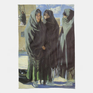Klassieke Native American, Taos Girls door Walter  Theedoek