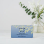 Klassieke Natuur Holistic Healer Visitekaartje (Staand voorkant)