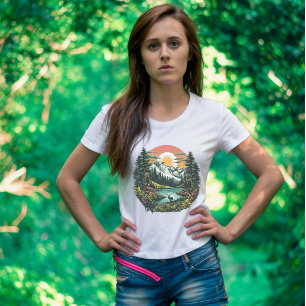 Klassieke Natuur Wildernis T-shirt