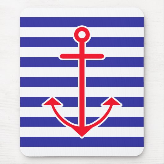 Klassieke Nautische anker Muismat (Voorkant)