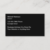 Klassieke nautische Visitekaartjes (Achterkant)