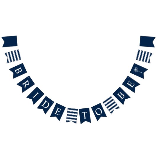 Klassieke Navy Bachelorette Party Banner Vlaggen (Alle)