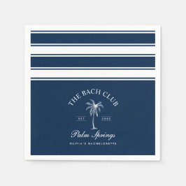 Klassieke Navy Beach Bachelorette Servet
