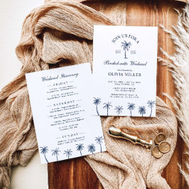 Klassieke Navy Beach Bachelorette Weekend Route Kaart