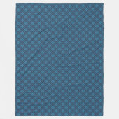 Klassieke Navy Blue Check Deken voor Comfort (Voorkant)