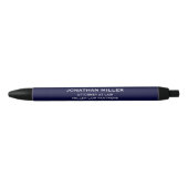 Klassieke Navy Blue Pen (Voorkant)