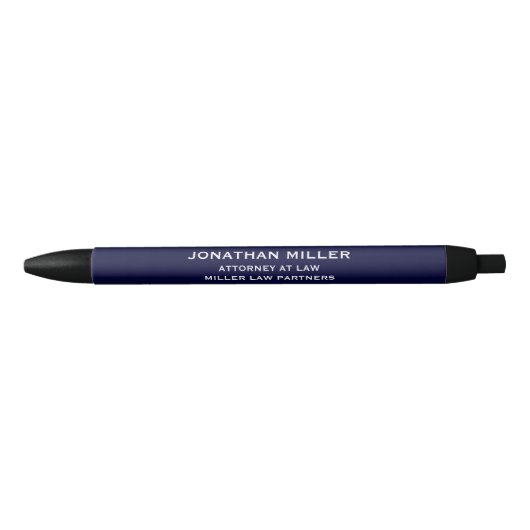 Klassieke Navy Blue Pen (Voorkant)