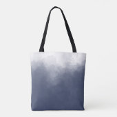 Klassieke Navy Blue Smoke Huwelijkscadeaus Tote Bag (Achterkant)