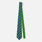 Klassieke Navy Forest Groen Vaderdag Stropdas (Voorkant)