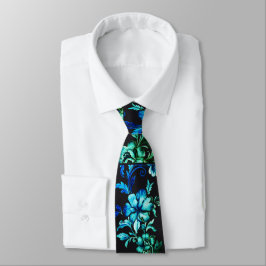 Klassieke Navy groen &ablue Heren Das – Elegante B