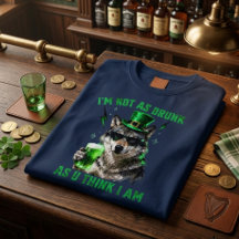 Klassieke Navy Ik Ben Niet Zo Dronken Wolfen Pub T