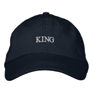 Klassieke Navy King Cap Hoogwaardige Geborduurde H Pet