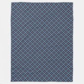 Klassieke Navy Plaid Deken voor Cabin-Style Decor (Voorkant)