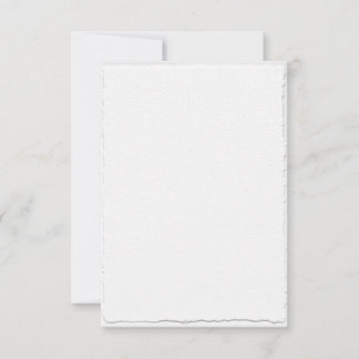Klassieke nep-deckle rand sjabloon RSVP-kaarten