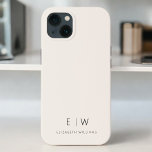 Klassieke Neutrale Moderne Minimalistische Monogra Case-Mate iPhone Case<br><div class="desc">Verhoog uw smartphone met onze Classic Elegant Modern Minimalist Monogram Naam iPhone Case. Dit zorgvuldig ontworpen hoesje combineert tijdloze verfijning met hedendaags minimalisme. Het is gemaakt tot in de perfectie en beschermt niet alleen uw apparaat, maar voegt ook een vleugje gepersonaliseerde stijl toe. De opties voor monogram en naamaanpassing maken...</div>