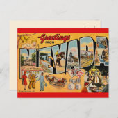 Klassieke Nevadagroet Briefkaart (Voorkant / Achterkant)