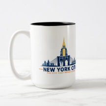 Klassieke New York City Silhouette Koffiemok