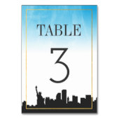 Klassieke New York Wedding Kaart (Achterkant)