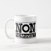 Klassieke niet-feministische logo koffiemok (Links)