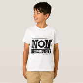 Klassieke niet-feministische logo t-shirt (Voorkant volledig)