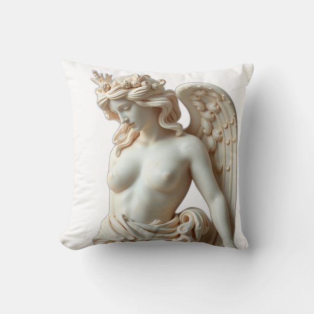 Klassieke nimf in Pastel Kussen (Voorkant)