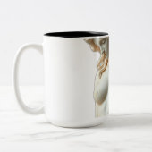 Klassieke nimf in Pastel Tweekleurige Koffiemok (Links)