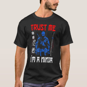 Klassieke Ninja Ninjutsu Samurai Shaolin Shuriken  T-shirt