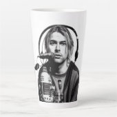 Klassieke Nirvana Het einde van de muziek Latte Mok (Voorkant)