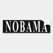 Klassieke NOBAMA Bumpersticker (Voorkant)