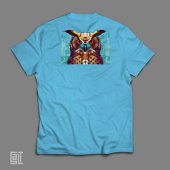 Klassieke Noble Great Horned Uil Portret Buiten T-shirt