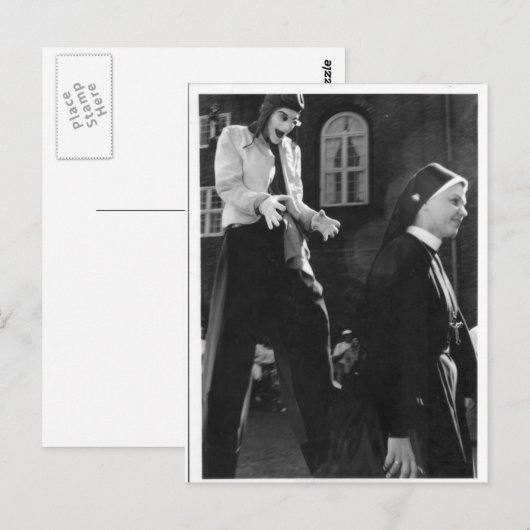 Klassieke non-shot briefkaart (Voorkant / Achterkant)