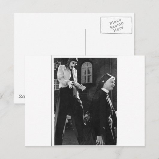 Klassieke non-shot briefkaart (Voorkant / Achterkant)