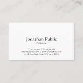 Klassieke nostalgische look Design Calligraphic Visitekaartje (Voorkant)