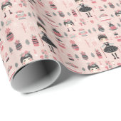 Klassieke Notenkraker Ballet Clara, Zwart Tutu, Ro Cadeaupapier (Rol Hoek)