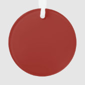 Klassieke Notenkraker Kerst Acryl Ornament (achterkant)