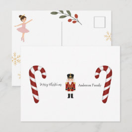 Klassieke Notenkraker Kerst Briefkaart