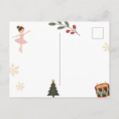 Klassieke Notenkraker Kerst Briefkaart (Achterkant)