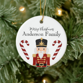 Klassieke Notenkraker Kerst Keramische Versiering Keramisch Ornament